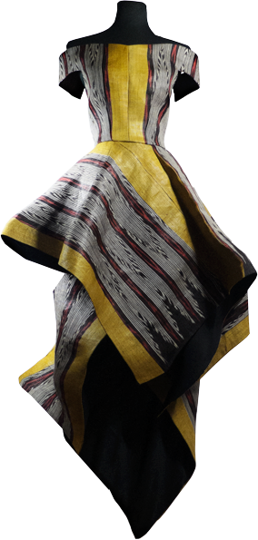 tnalak t'nalak dress handwoven philippines lake sebu dulay lang